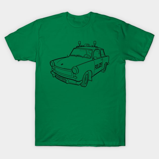 Volkspolizei Trabant 601 T-Shirt by BurrowsImages